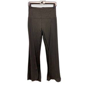 Bebe Viana Chiffon‎ Sash Leggings Women’s S Black High Waist Flared Stretch NWT